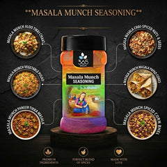 Masala Munch Seasoning | Spicy Indian Snack Mix | Vegan | No Artificial Flavours | 365 Spicery