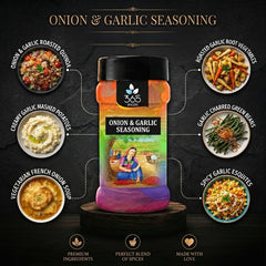 Onion & Garlic Seasoning | Essential Savoury Blend | Natural Ingredients | 365 Spicery