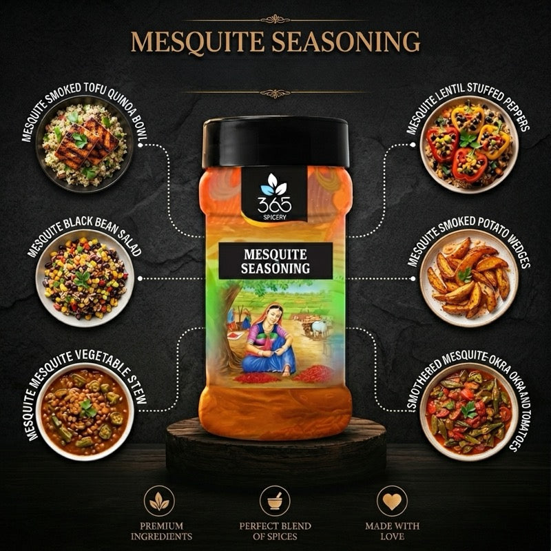 Mesquite Seasoning | Smoky BBQ Grill Rub | No MSG | Premium Quality | 365 Spicery