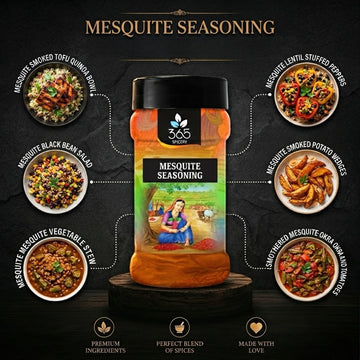 Mesquite Seasoning | Smoky BBQ Grill Rub | No MSG | Premium Quality | 365 Spicery