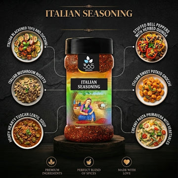 Italian Seasoning | Classic Herb Blend | Vegan | No Artificial Colours | 365 Spicery