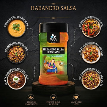 HABANERO SALSA SEASONING | Intense Spicy Heat | Gluten-Free | No Artificial Flavours | 365 Spicery