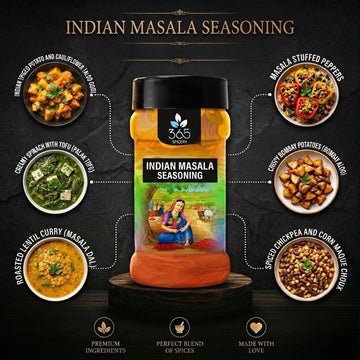 INDIAN MASALA SEASONING | Authentic Spice Blend | No Artificial Colours | 365 Spicery
