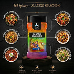 Jalapeno Seasoning | Spicy Green Chilli Kick | No Artificial Flavours | Vegan | 365 Spicery