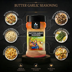Butter Garlic Seasoning | Rich Savoury Popcorn Topping | No Artificial Colours | 365 Spicery