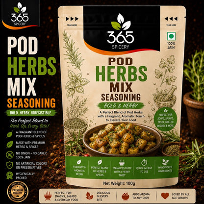 Pod Herbs Mix | Aromatic Culinary Herb Blend | Natural Ingredients | Gluten-Free | 365 Spicery
