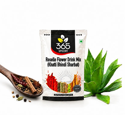 Roselle Flower Drink Mix (Khatti Bhindi Sharbat)