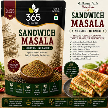 Sandwich Masala | Tangy Street Style Seasoning | Vegan | No Artificial Colours | 365 Spicery