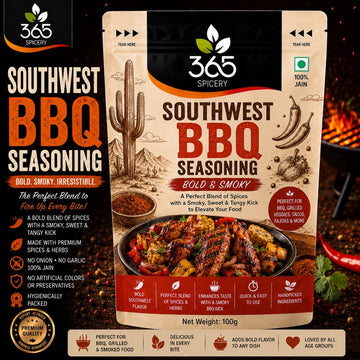 Southwest BBQ Seasoning | Bold Smoky Grill Rub | Vegan | Gluten-Free | No Artificial Colours | 365 Spicery
