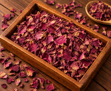 Dry Rose Petals | Natural Edible Flowers | Premium Quality | No Artificial Colours | Ideal for Biryani & Tea | 365 Spicery