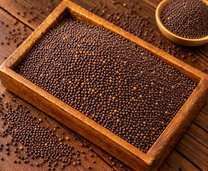 Small Mustard Seeds | Premium Rai | Natural Ingredients | No Artificial Flavours | Essential Tempering | 365 Spicery