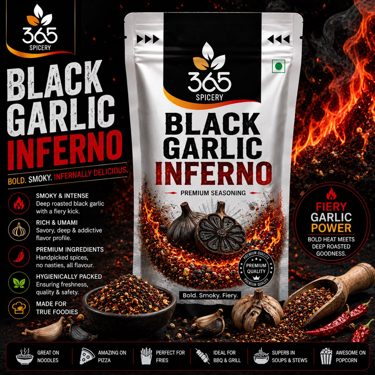 Black Garlic Inferno