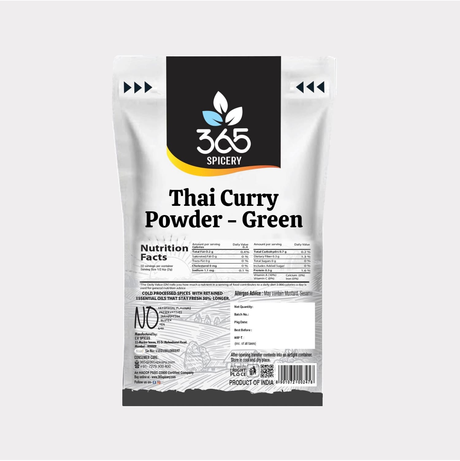 Thai Curry Powder - Green