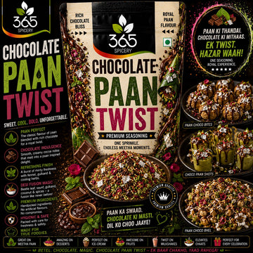 Chocolate Pan Twist | Gourmet Dessert Spice Blend | Natural Ingredients | No Artificial Colours | 365 Spicery