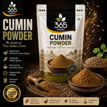 Cumin Powder | Jeera | Essential Indian Spice | Natural Ingredients | Gluten-Free | 365 Spicery