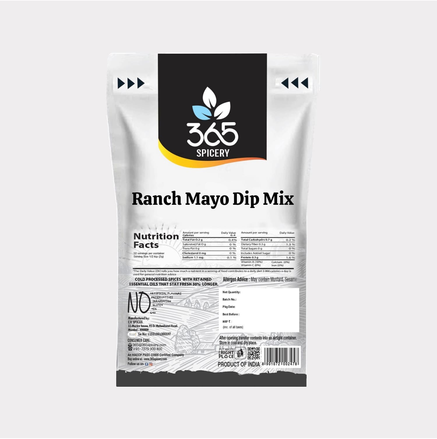 Ranch Mayo Dip Mix