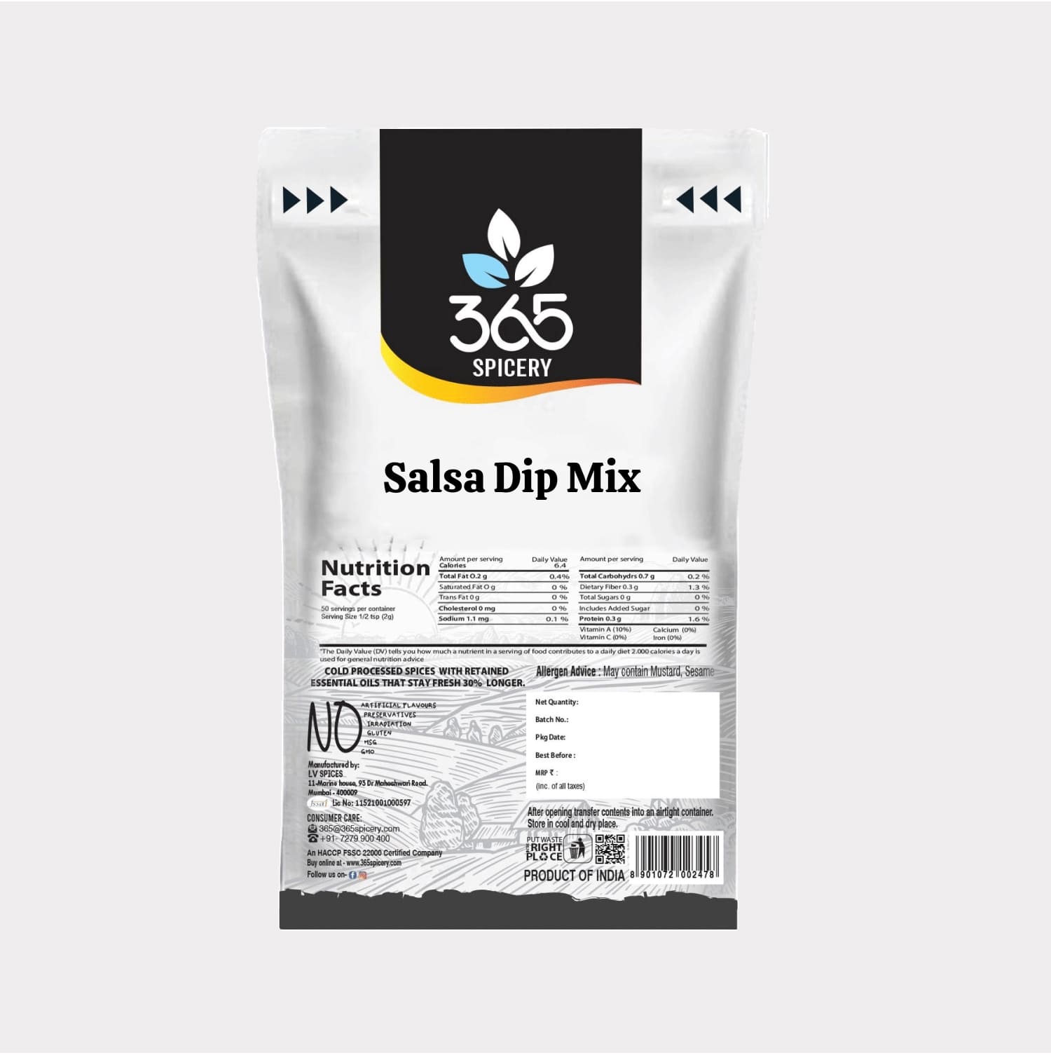 Salsa Dip Mix