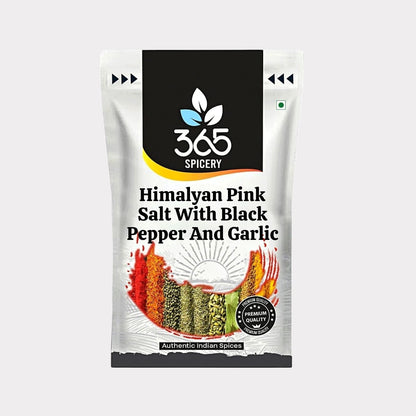 Himalyan Pink Salt With Black Pepper And Garlic