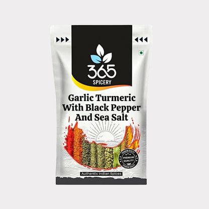 Garlic Turmeric With Black Pepper And Sea Salt