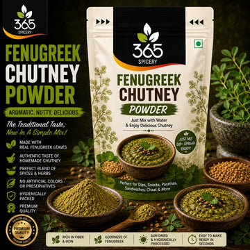Fenugreek Chutney Powder | Authentic South Indian Condiment | Vegan | Gluten-Free | 365 Spicery