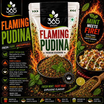 Flaming Pudina | Spicy Mint Fusion Rub | Natural Ingredients | No Artificial Colours | Vegan | 365 Spicery