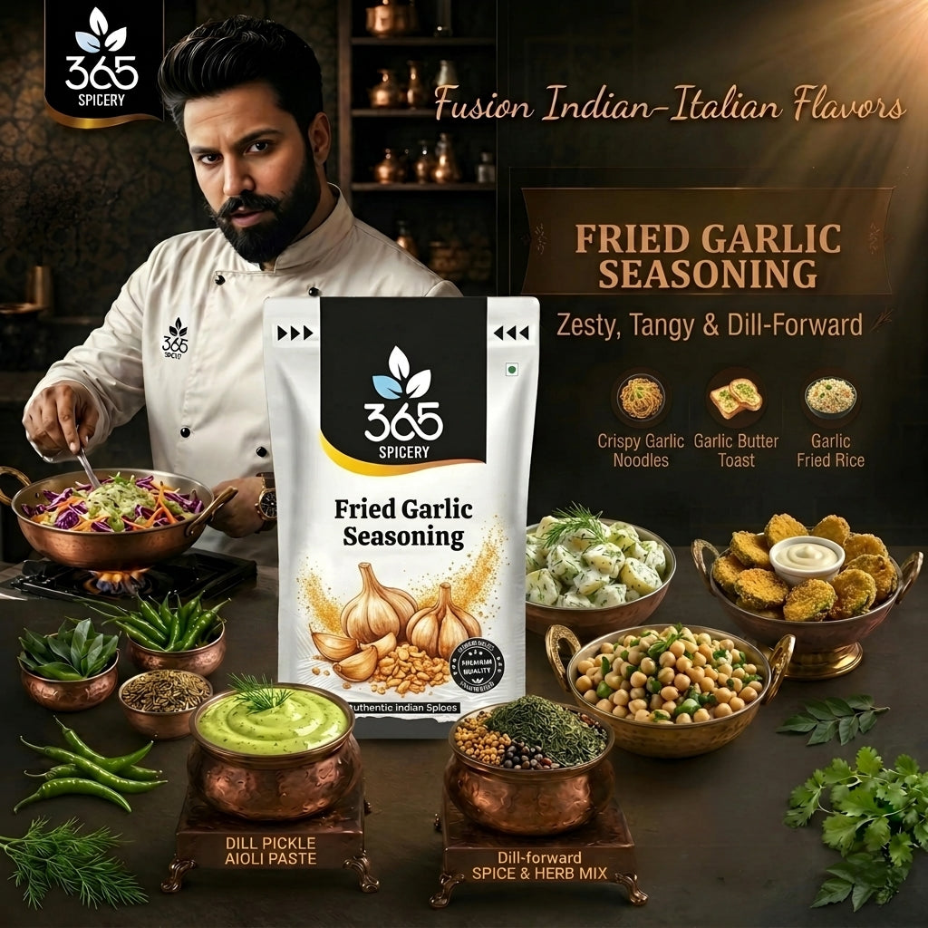FRIED GARLIC SEASONING | Crunchy Savory Topping | Vegan | No MSG | Natural Ingredients | 365 Spicery