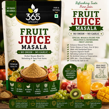 Fruit Juice Masala | Zesty Refreshing Spice Mix | Natural Ingredients | No MSG | 365 Spicery