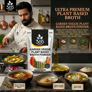 Garden veggie plant based broth powder | Wholesome Jain Recipes | Vegan | Natural | 365 Spicery
