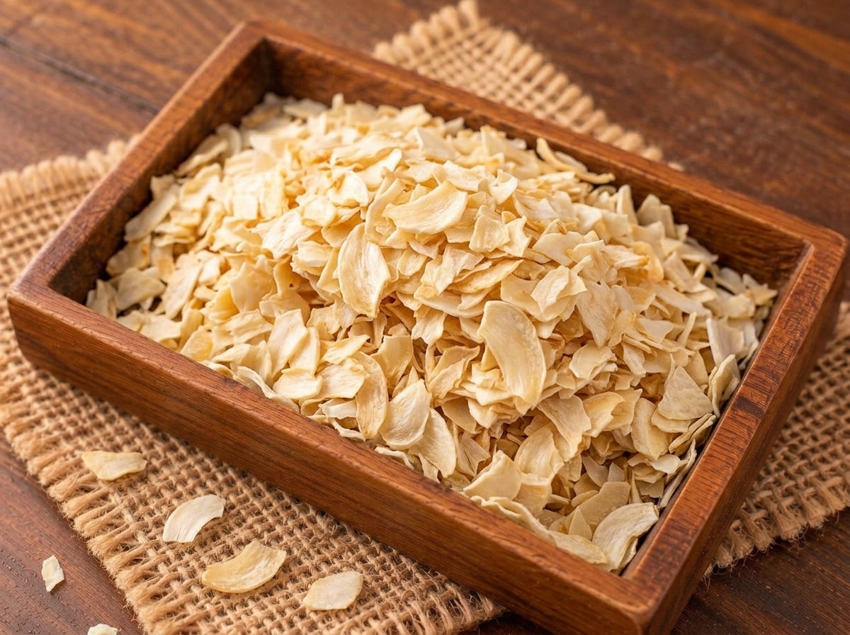 Garlic Flakes | Premium Dehydrated Seasoning for Ready-to-Cook | No MSG | No Artificial Flavours | 365 Spicery
