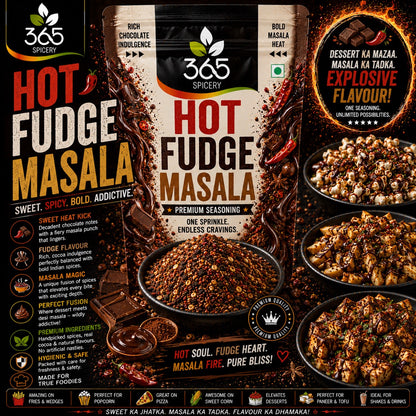 Hot Fudge Masala | Spicy Dessert Fusion Rub | Natural Ingredients | No MSG | Gluten-Free | 365 Spicery