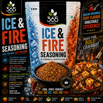 Ice & Fire Seasoning | Contrast Flavour Fusion | Vegan | No Artificial Flavours | Premium | 365 Spicery