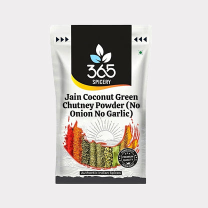 Jain Coconut Green Chutney Powder (No Onion No Garlic)