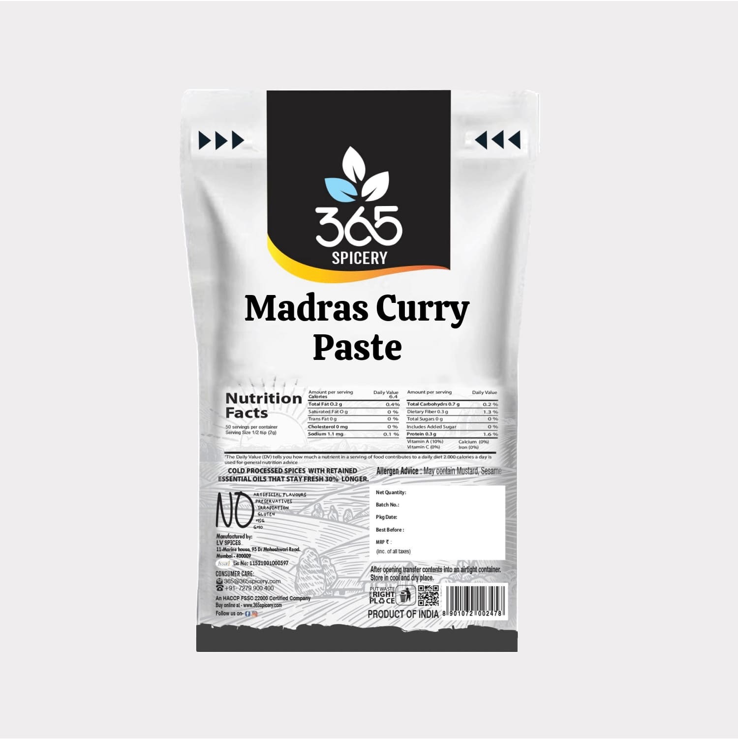 Madras Curry Paste