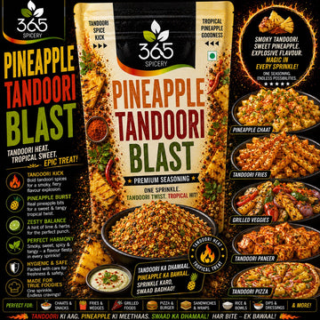 Pineapple Tandoori Blast | Tropical Fusion Rub | Gluten-Free | No Artificial Colours | Vegan | 365 Spicery