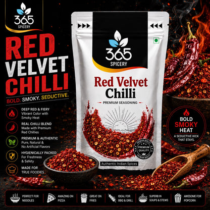 Red Velvet Chilli | Unique Spicy Fusion Blend | Vegan | No Artificial Flavours | Premium | 365 Spicery