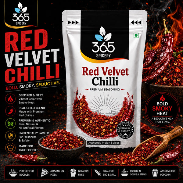 Red Velvet Chilli | Unique Spicy Fusion Blend | Vegan | No Artificial Flavours | Premium | 365 Spicery