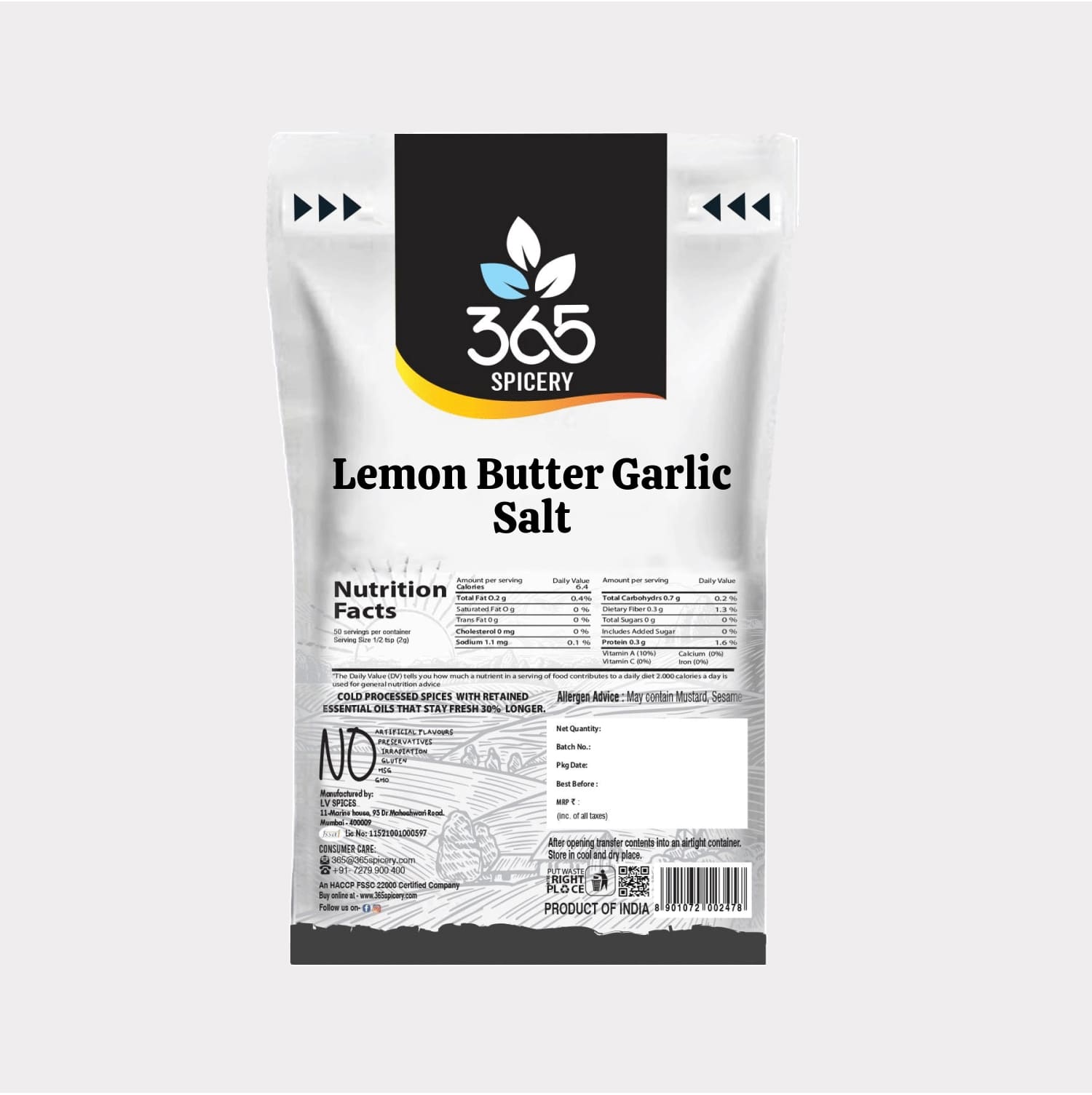 Lemon Butter Garlic Salt