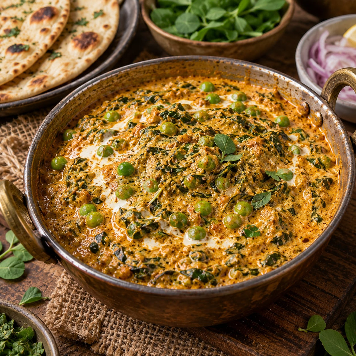 Methi Mutter Malai Mix | Creamy Restaurant Style Curry Base | Gluten-Free | No Artificial Flavours | 365 Spicery