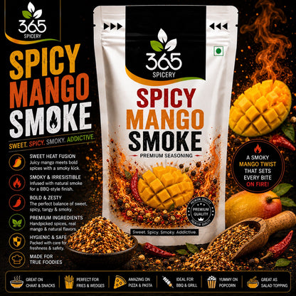 Spicy Mango Smoke | Tropical Fusion Spice Mix | Vegan | No Artificial Flavours | Premium | 365 Spicery