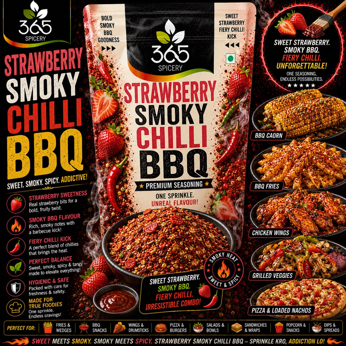 Strawberry Smoky Chilli BBQ