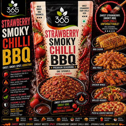 Strawberry Smoky Chilli BBQ | Sweet & Spicy Glaze | Natural Ingredients | No MSG | Premium | 365 Spicery