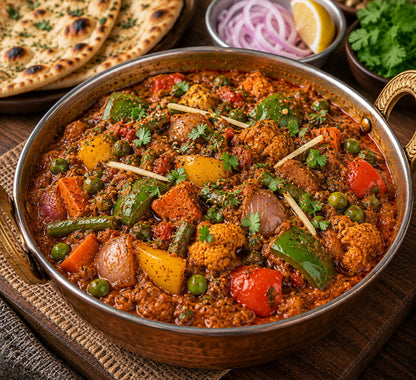 Veg Kadhai Mix | Bold Restaurant Style Curry Base | Vegan | Premium Quality | No Artificial Colours | 365 Spicery