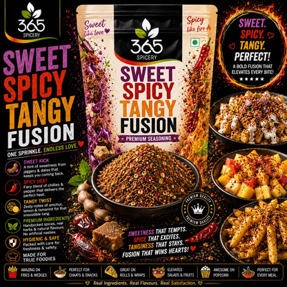 Sweet Spicy Tangy Fusion | Balanced Flavour Enhancer | Natural Ingredients | Gluten-Free | 365 Spicery