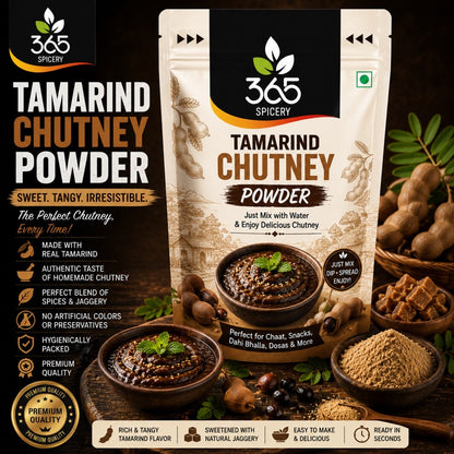 Tamarind Chutney Powder | Sweet & Sour Culinary Essential | Premium Quality | 365 Spicery