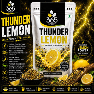 Thunder Lemon | Intense Zesty Fusion Dust | Natural Ingredients | No Artificial Flavours | 365 Spicery