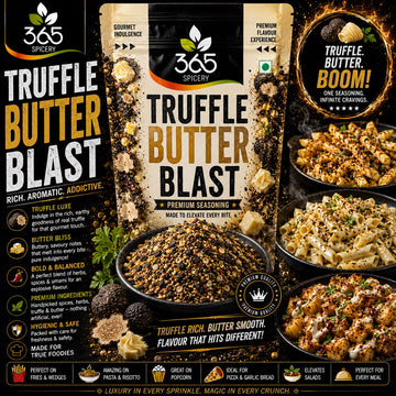 Truffle Butter Blast | Gourmet Fusion Seasoning | Natural Ingredients | No Artificial Flavours | 365 Spicery