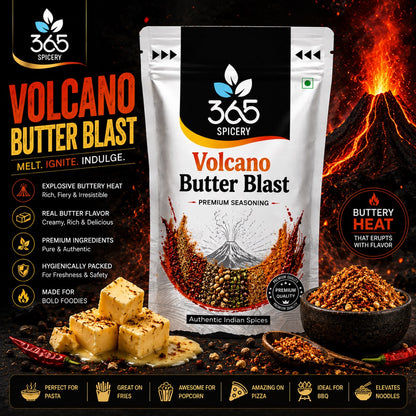 Volcano Butter Blast | Intense Fusion Seasoning | Natural Ingredients | No Artificial Flavours | 365 Spicery