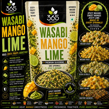 Wasabi Mango Lime | Zesty Fusion Seasoning | Natural Ingredients | No Artificial Flavours | 365 Spicery
